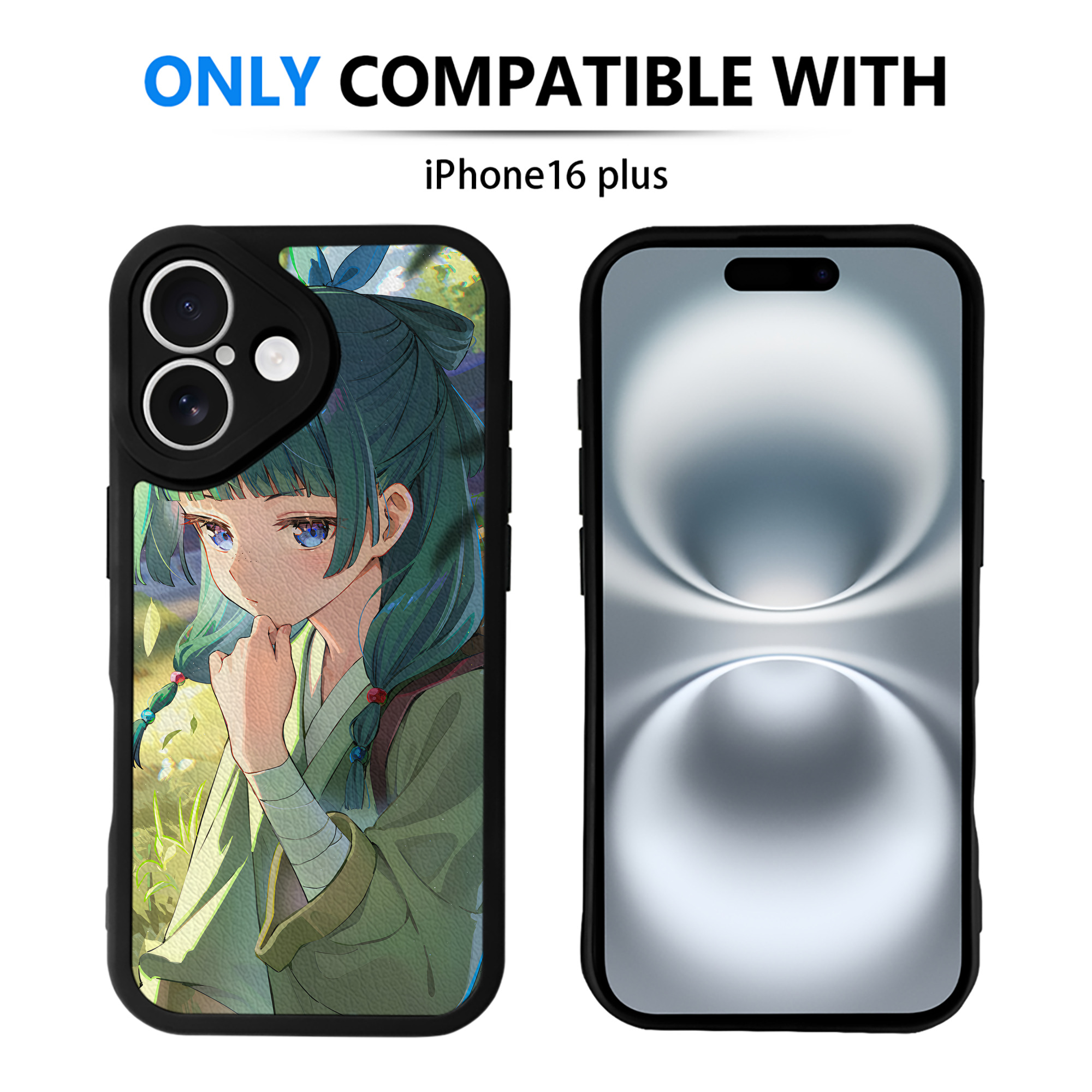 （画像用） 薬屋のひとりごと The Apothecary Diaries 【iPhone 16シリーズ対応】シリコンスマホケース（レザー調） 材質：シリコン
